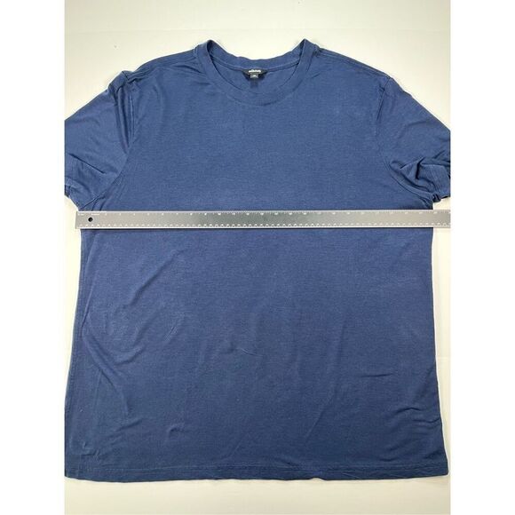 Allbirds Navy Blue Short Sleeve Crew Neck Classic T-Shirt Mens Size XXL Arm Logo - Picture 7 of 7